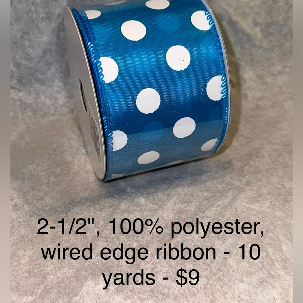 2-1/2" Wired Edge Ribbon